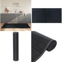 Teppich Rechteckig Grau 100x200 cm Bambus - Bambus Teppich - Grauer Teppich - Wohnraumteppich - Flurmatte - Rutschfeste Matte - Home & Living Teppich Rechteckig Grau 100x200 cm Bambus - Bambus Teppich - Grauer Teppich - Wohnraumteppich - Flurmatte - Rutschfeste Matte - Home & Living von VIDAXL