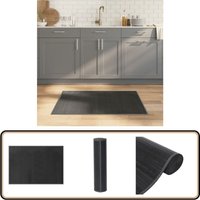 Teppich Rechteckig Grau 70x100 cm Bambus - Naturfaser Teppich - Bambusteppich - Wohnraumteppich - Flurmatte - Grauer Teppich von VIDAXL