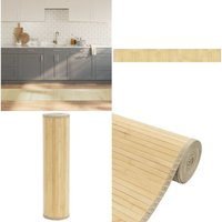 Teppich Rechteckig Hell Natur 60x500 cm Bambus - Bambus Teppich - Naturfaser Teppich - Wohnraum Teppich - Flur Teppich - Lange Teppiche - Home & Teppich Rechteckig Hell Natur 60x500 cm Bambus - Bambus Teppich - Naturfaser Teppich - Wohnraum Teppich - Flur Teppich - Lange Teppiche - Home & von VIDAXL