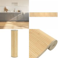 Vidaxl - Teppich Rechteckig Hell Natur 80x500 cm Bambus - Bambus Teppich - Wohnraumteppich - Flurmatte - Naturfaser Teppich - Rutschfeste Unterseite Vidaxl - Teppich Rechteckig Hell Natur 80x500 cm Bambus - Bambus Teppich - Wohnraumteppich - Flurmatte - Naturfaser Teppich - Rutschfeste Unterseite von VIDAXL