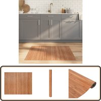 Teppich Rechteckig Natur 80x100 cm Bambus - Bambus Teppich - Naturfaser Teppich - Wohnraum Teppich - Rutschfest Teppich - Rechteckiger Teppich von VIDAXL