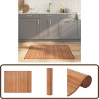 Teppich Rechteckig Natur 80x100 cm Bambus - Naturteppich - Bambus Teppich - Wohnraumteppich - Flurmatte - Rutschfeste Matte von VIDAXL