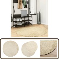 Teppich Shaggy Hochflor Modern Golden ø 120 cm - Shaggy Teppich - Goldener Teppich - Flauschiger Teppich - Hochflor Teppich - Rund Teppich Teppich Shaggy Hochflor Modern Golden ø 120 cm - Shaggy Teppich - Goldener Teppich - Flauschiger Teppich - Hochflor Teppich - Rund Teppich von VIDAXL