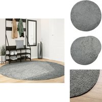 Teppich Shaggy Hochflor Modern Grün Ø 200 cm - Shaggy-Teppich - Hochflor-Teppich - Grüner Teppich - Wohnzimmerteppich - Schlafzimmersteppich Teppich Shaggy Hochflor Modern Grün Ø 200 cm - Shaggy-Teppich - Hochflor-Teppich - Grüner Teppich - Wohnzimmerteppich - Schlafzimmersteppich von VIDAXL