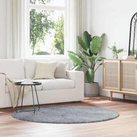 vidaXL Teppich Shaggy Hochflor NAVARRA Hellgrau 160x160 cm Polyester vidaXL Teppich Shaggy Hochflor NAVARRA Hellgrau 160x160 cm Polyester von VIDAXL