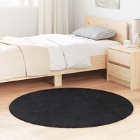 Vidaxl - Teppich Shaggy Hochflor navarra Schwarz 120x120 cm Polyester Vidaxl - Teppich Shaggy Hochflor navarra Schwarz 120x120 cm Polyester von VIDAXL