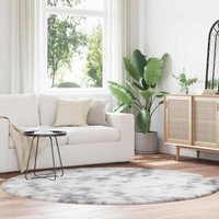 Vidaxl - Teppich Shaggy Hochflor navarra Silbergrau 200x200 cm Polyester von VIDAXL