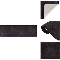Teppich Waschbar 80x300 cm Anthrazit Rutschfest - Samt Teppich - Wohnzimmer Teppich - Flur Teppich - Anthrazit Teppich - Digitaldruck Teppich Teppich Waschbar 80x300 cm Anthrazit Rutschfest - Samt Teppich - Wohnzimmer Teppich - Flur Teppich - Anthrazit Teppich - Digitaldruck Teppich von VIDAXL