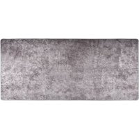 Teppich,Fußmatte Waschbar 80x300 cm Grau Rutschfest vidaXL von BONNEVIE