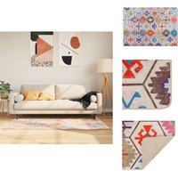 Teppich Waschbar Mehrfarbig 80x150 cm Rutschfest - Samt Teppich - Wohnzimmerteppich - Flur Teppich - Multicolor Teppich - Digitaldruck Teppich von VIDAXL