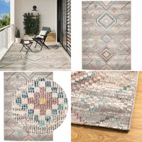 Teppich arbizu Indoor und Outdoor Vintage-Design 240x340 cm - Wohnzimmerteppich - Outdoor-Teppich - Flurmatte - Treppenläufer - Gemütlichkeit - Home von VIDAXL