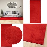 Teppich oviedo Kurzflor Rot 100x200 cm - Kuscheldecke - Teppich Rot - Wohnraumteppich - Flauschteppich - Kinderzimmerteppich - Home & Living Teppich oviedo Kurzflor Rot 100x200 cm - Kuscheldecke - Teppich Rot - Wohnraumteppich - Flauschteppich - Kinderzimmerteppich - Home & Living von VIDAXL