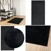 Teppich oviedo Kurzflor Schwarz 60x110 cm - Schwarzer Teppich - Kuscheldecke - Wohnraumteppich - Kurzflorteppich - Polyesterteppich - Home & Living Teppich oviedo Kurzflor Schwarz 60x110 cm - Schwarzer Teppich - Kuscheldecke - Wohnraumteppich - Kurzflorteppich - Polyesterteppich - Home & Living von VIDAXL