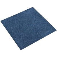 Teppichfliesen 20 Stk. 5 m² 50x50 cm Dunkelblau Vidaxl von VIDAXL
