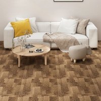 Teppichfliesen 20 Stk. 5 m² Braun - Vidaxl von VIDAXL