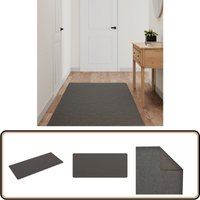 Teppichläufer Anthrazit 80x180 cm - Teppichboden - Wohnraumteppich - Laufmatte - Anthrazit - Polyester von VIDAXL