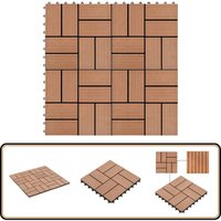 Vidaxl - Terrassenfliesen 11 Stück wpc 30 x 30 cm 1 qm Braun - Terrassenfliesen - WPC-Fliesen - Gartenmöbel - Balkonterrasse - Outdoor Dekoration Vidaxl - Terrassenfliesen 11 Stück wpc 30 x 30 cm 1 qm Braun - Terrassenfliesen - WPC-Fliesen - Gartenmöbel - Balkonterrasse - Outdoor Dekoration von VIDAXL