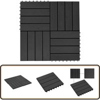 Vidaxl - Terrassenfliesen 11 Stück wpc 30 x 30 cm 1 qm Schwarz - Terrassenfliesen - wpc Terrasse - Gartenmöbel - Balkonterrasse - Outdoor Dekoration Vidaxl - Terrassenfliesen 11 Stück wpc 30 x 30 cm 1 qm Schwarz - Terrassenfliesen - wpc Terrasse - Gartenmöbel - Balkonterrasse - Outdoor Dekoration von VIDAXL