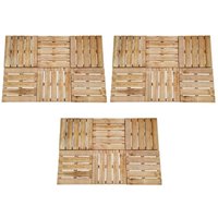 Terrassenfliesen 18 Stk. 50×50 cm Holz Braun vidaXL Terrassenfliesen 18 Stk. 50×50 cm Holz Braun vidaXL von VIDAXL