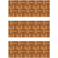 vidaXL Terrassenfliesen 30 Stk. 30x30 cm Akazienholz von VIDAXL