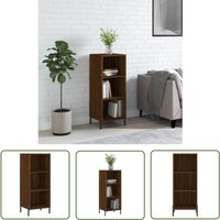 Vidaxl - The Living Store Sideboard Braun Eichen-Optik 34,5x32,5x90 cm Holzwerkstoff - Sideboard - Wohnzimmermöbel - Holzmöbel - Eiche Optik von VIDAXL