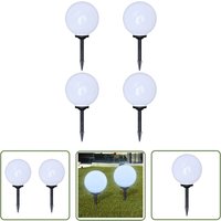The Living Store Wegeleuchten 4 Stk. led 30 cm mit Erdspieß - led Solarleuchten - Gartenbeleuchtung - Outdoor Beleuchtung - Solarstrahler von VIDAXL