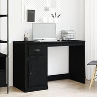 Vidaxl - Schreibtisch mit Stauraum Schwarz Eiche 50x115x75 cm von VIDAXL