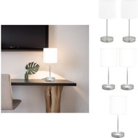 Tischlampen 2 Stk. Touch-Sensor Weiß E14 - Tischlampe - Stehlampe - Wohnzimmerlampe - Schlafzimmerlampe - LED-Lampe Tischlampen 2 Stk. Touch-Sensor Weiß E14 - Tischlampe - Stehlampe - Wohnzimmerlampe - Schlafzimmerlampe - LED-Lampe von VIDAXL
