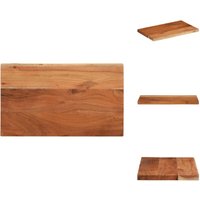 Tischplatte 40x20x2,5 cm Rechteckig Massivholz Akazie - Holztischplatte - Akasienholzt Tischplatte - Esstisch Platte - Wohnzimmer Dekoration von VIDAXL