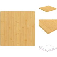 Tischplatte 40x40x2,5 cm Bambus - Bambus Platte - Esstischplatte - Wohnzimmer Deko - Kaffeetisch - Sideboard Platte von VIDAXL