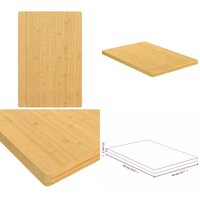 Tischplatte 40x60x2,5 cm Bambus - Bambus Platte - Wohnzimmer Dekoration - Esstisch Zubehör - Kaffeetisch Platte - Sideboard Platte - Home & Living von VIDAXL