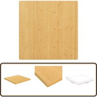 Tischplatte 80x80x4 cm Bambus - Bambus Platte - Esstischplatte - Wohnzimmer Deko - Kaffeetischplatte - Sideboard Platte von VIDAXL