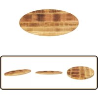 Tischplatte 90x40x3,8 cm Oval Massivholz Mango - Holztischplatte - Mangoholz - Ovale Tischplatte - Esstisch Platte - Ersatztischplatte Tischplatte 90x40x3,8 cm Oval Massivholz Mango - Holztischplatte - Mangoholz - Ovale Tischplatte - Esstisch Platte - Ersatztischplatte von VIDAXL