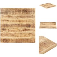 Tischplatte Massivholz Mango 15-16 mm 70x70 cm - Mangoholz Tischplatte - Esstisch Platte - Wohnzimmer Deko - Industrieller Stil - Rustikal Tischplatte Massivholz Mango 15-16 mm 70x70 cm - Mangoholz Tischplatte - Esstisch Platte - Wohnzimmer Deko - Industrieller Stil - Rustikal von VIDAXL