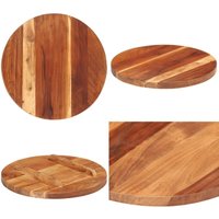 Tischplatte Massivholz Palisander Rund 25-27 mm 40 cm - Tischplatte - Palisanderholz - Massivholztischplatte - Runde Tischplatte - Esstisch Platte Tischplatte Massivholz Palisander Rund 25-27 mm 40 cm - Tischplatte - Palisanderholz - Massivholztischplatte - Runde Tischplatte - Esstisch Platte von VIDAXL