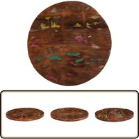 Tischplatte Ø 50x1,5 cm Rund Altholz Massiv - Holztischplatte - Altholz Tischplatte - Esstisch Platte - Tischplatte Rund - Vintage Tischplatte Tischplatte Ø 50x1,5 cm Rund Altholz Massiv - Holztischplatte - Altholz Tischplatte - Esstisch Platte - Tischplatte Rund - Vintage Tischplatte von VIDAXL