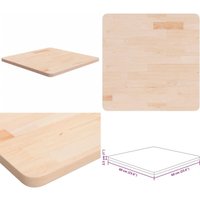 Tischplatte Quadratisch 60x60x2,5 cm Eichenholz Unbehandelt - Esstisch Platte - Eiche Massiv - Tischplatte Holz - Rustikal - Wohnzimmer Deko - Home & Tischplatte Quadratisch 60x60x2,5 cm Eichenholz Unbehandelt - Esstisch Platte - Eiche Massiv - Tischplatte Holz - Rustikal - Wohnzimmer Deko - Home & von VIDAXL