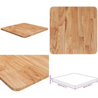 Vidaxl - Tischplatte Quadratisch Hellbraun 40x40x1,5cm Behandelte Eiche - Esstisch Platte - Eichendielen - Holzt Tischplatte - Holztischplatte Massiv Vidaxl - Tischplatte Quadratisch Hellbraun 40x40x1,5cm Behandelte Eiche - Esstisch Platte - Eichendielen - Holzt Tischplatte - Holztischplatte Massiv von VIDAXL