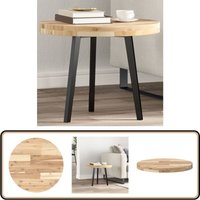 Tischplatte Rund Ø50x4 cm Massivholz Akazie - Holztischplatte - Esstisch Platte - Akasie Tischplatte - Runde Tischplatte - Wohnzimmer Dekoration Tischplatte Rund Ø50x4 cm Massivholz Akazie - Holztischplatte - Esstisch Platte - Akasie Tischplatte - Runde Tischplatte - Wohnzimmer Dekoration von VIDAXL