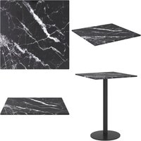 Tischplatte Schwarz 30x30 cm 6 mm Hartglas in Marmoroptik - Tischplatte - Glastischplatte - Marmor Design - Esstischplatte - Couchtischplatte - Home Tischplatte Schwarz 30x30 cm 6 mm Hartglas in Marmoroptik - Tischplatte - Glastischplatte - Marmor Design - Esstischplatte - Couchtischplatte - Home von VIDAXL