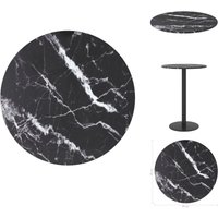 Tischplatte Schwarz Ø30x0,8 cm Hartglas in Marmoroptik - Tischplatte - Glastischplatte - Marmor Design - Schwarz - Esstischplatte Tischplatte Schwarz Ø30x0,8 cm Hartglas in Marmoroptik - Tischplatte - Glastischplatte - Marmor Design - Schwarz - Esstischplatte von VIDAXL