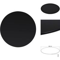 Tischplatte aus gehärtetem Glas Rund 600 mm - Tischplatte - Glastischplatte - Runde Tischplatte - Schwarze Tischplatte - Esstisch Platte Tischplatte aus gehärtetem Glas Rund 600 mm - Tischplatte - Glastischplatte - Runde Tischplatte - Schwarze Tischplatte - Esstisch Platte von VIDAXL