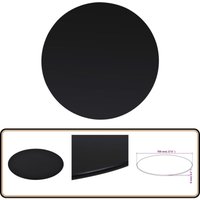 Tischplatte aus gehärtetem Glas Rund 700 mm - Tischplatte - Glastischplatte - Runde Tischplatte - Esstisch Platte - Wohnzimmertischplatte von VIDAXL