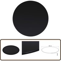 Tischplatte aus gehärtetem Glas rund 300 mm - Tischplatte - Glastischplatte - Runde Tischplatte - Schwarze Tischplatte - Gehärtetes Glas von VIDAXL