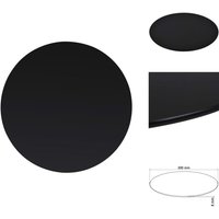 Tischplatte aus gehärtetem Glas rund 300 mm - Tischplatte - Glastischplatte - Runde Tischplatte - Schwarze Tischplatte - Gehärtetes Glas Tischplatte aus gehärtetem Glas rund 300 mm - Tischplatte - Glastischplatte - Runde Tischplatte - Schwarze Tischplatte - Gehärtetes Glas von VIDAXL