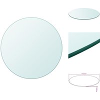 Tischplatte aus gehärtetem Glas rund 300 mm - Tischplatte - Glastischplatte - Runde Tischplatte - Transparente Tischplatte - Gehärtetes Glas Tischplatte aus gehärtetem Glas rund 300 mm - Tischplatte - Glastischplatte - Runde Tischplatte - Transparente Tischplatte - Gehärtetes Glas von VIDAXL