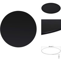 Tischplatte aus gehärtetem Glas rund 400 mm - Tischplatte - Glastischplatte - Runde Tischplatte - Esstisch Platte - Wohnzimmer Tischplatte von VIDAXL