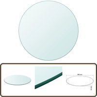 Tischplatte aus gehärtetem Glas rund 900 mm - Tischplatte - Glastischplatte - Runde Tischplatte - Transparente Tischplatte - Esstisch Platte Tischplatte aus gehärtetem Glas rund 900 mm - Tischplatte - Glastischplatte - Runde Tischplatte - Transparente Tischplatte - Esstisch Platte von VIDAXL