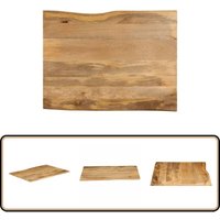 Tischplatte mit Baumkante 100x80x2,5 cm Massivholz Mango - Holztischplatte - Mangoholztischplatte - Esstisch Platte - Ersatztischplatte - Tischplatte Tischplatte mit Baumkante 100x80x2,5 cm Massivholz Mango - Holztischplatte - Mangoholztischplatte - Esstisch Platte - Ersatztischplatte - Tischplatte von VIDAXL
