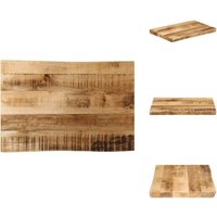 Vidaxl - Tischplatte mit Baumkante 70x40x2,5 cm Raues Mango Massivholz - Holztischplatte - Mangoholztischplatte - Esstisch Platte - Tischplatte Vidaxl - Tischplatte mit Baumkante 70x40x2,5 cm Raues Mango Massivholz - Holztischplatte - Mangoholztischplatte - Esstisch Platte - Tischplatte von VIDAXL